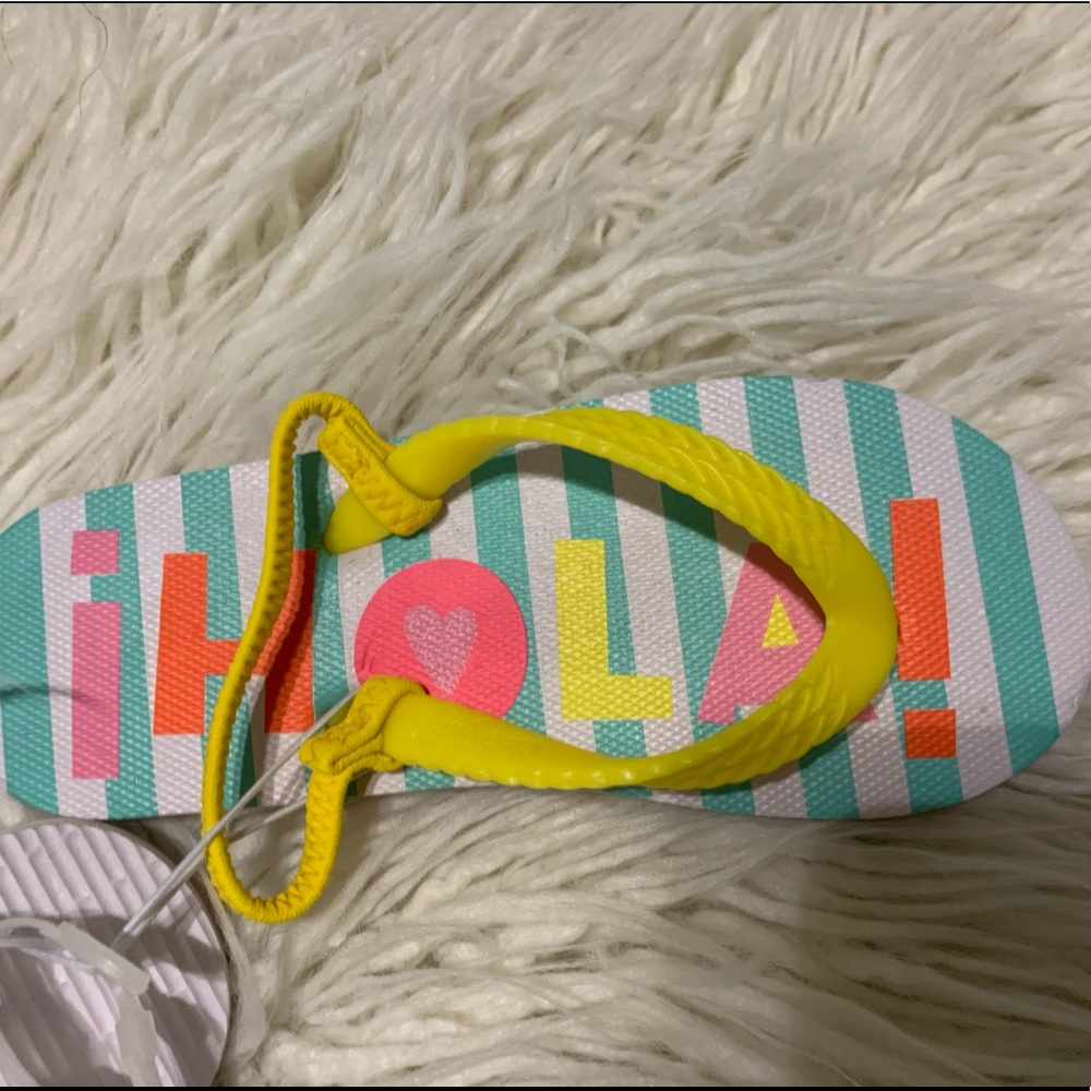 Girl flip flops